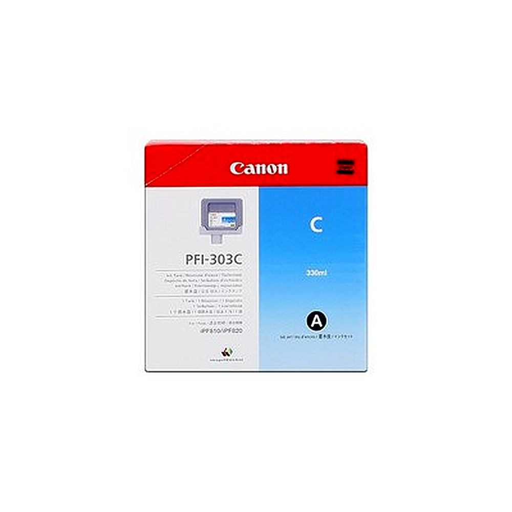 Cartouche d'encre Canon PFI303 Cyan