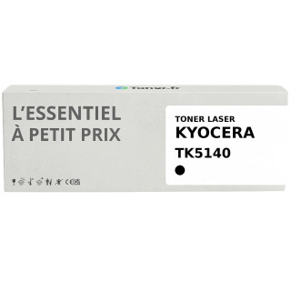 Toner compatible Kyocera TK-5140 Noir - L'Essentiel à Petit Prix