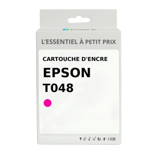 Cartouche d'encre compatible Epson T0483 Magenta - L'Essentiel à Petit Prix