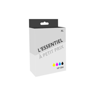 Pack de 2 cartouches d'encre compatibles HP 304 XL Noir et couleurs