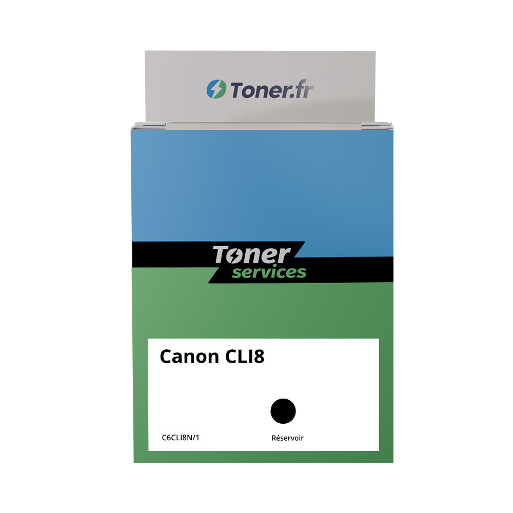 Cartouche d'encre compatible Canon CLI8 Noir