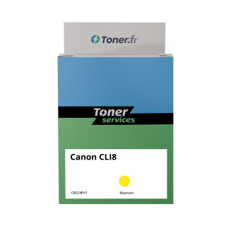 Cartouche d'encre compatible Canon CLI8 Jaune