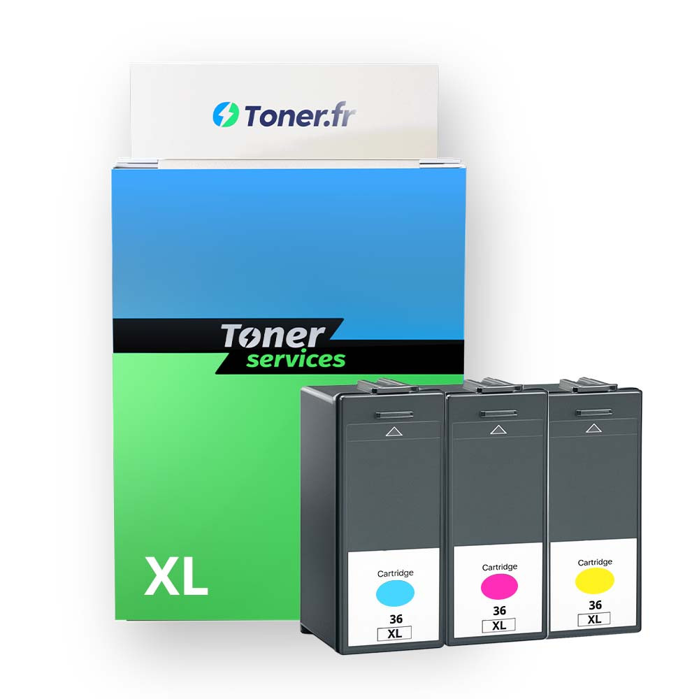 Cartouche d'encre compatible Lexmark 37 XL Couleur