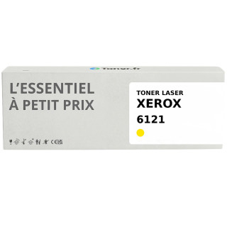 Toner compatible Xerox 6121 Jaune - L'Essentiel à Petit Prix