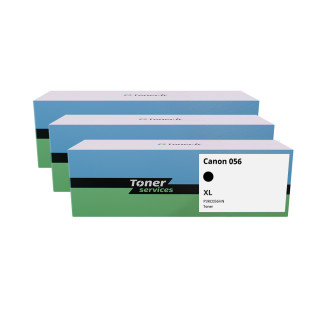 Pack de 3 toners compatible Canon 056 XL Noir