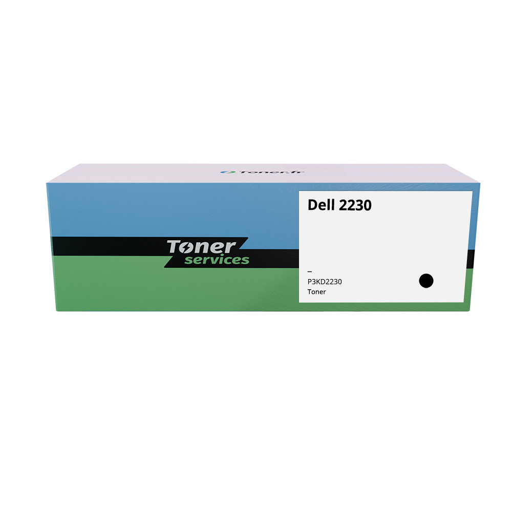 TONER SERVICES Compatible Dell 2230 Pack 3 Toners Noir 593-10501 (DT2230)