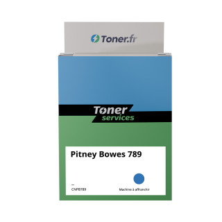 Cartouche d'encre compatible Pitney Bowes 789 Bleu