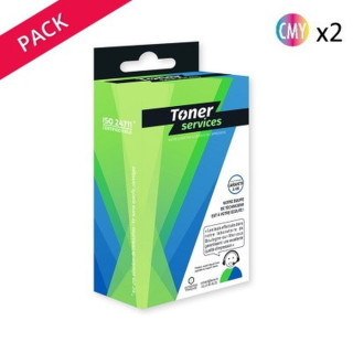 Pack de 2 cartouches d'encre compatibles Epson Poisson tropical Couleur