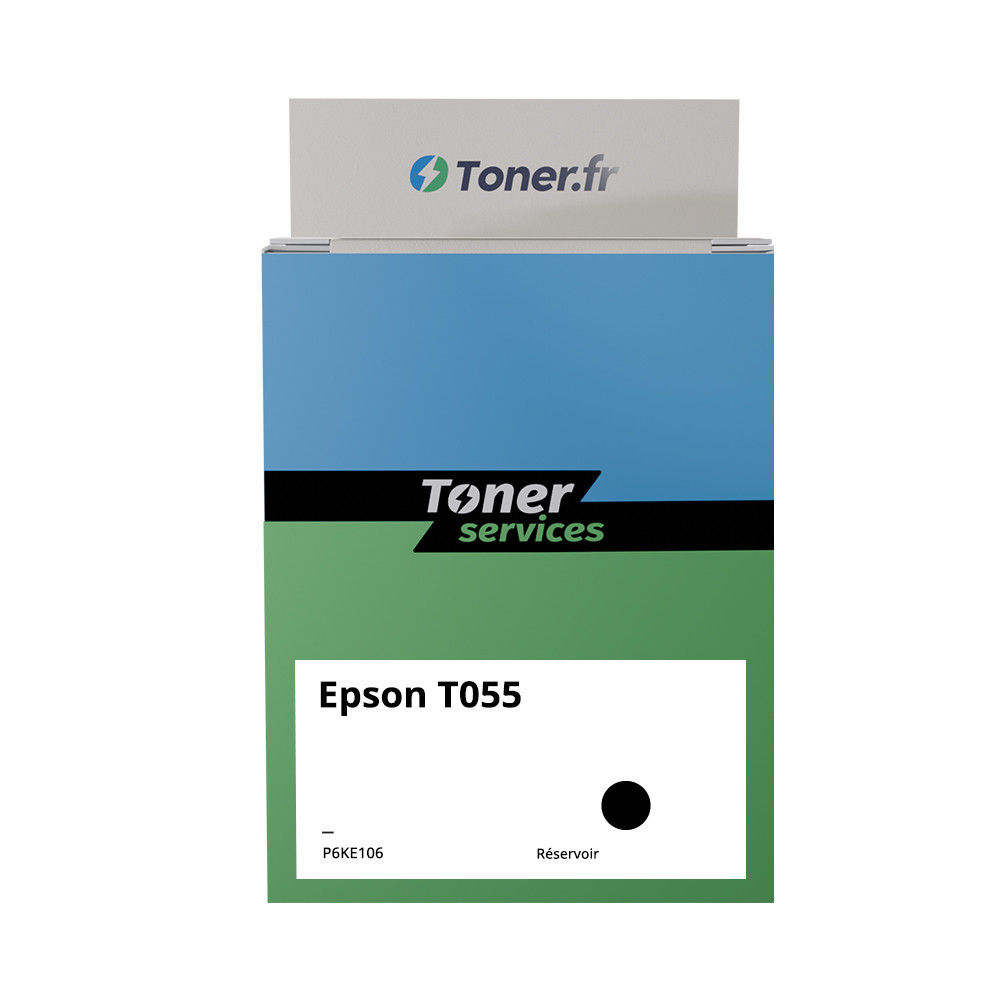 Pack de 6 cartouches d'encre compatibles Epson T055 Noir