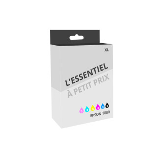 Pack de 18 cartouches d'encre compatibles Epson Colibri XL Noir et couleurs