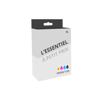 Pack de 15 cartouches d'encre compatibles Epson Pomme XL Noir et couleurs