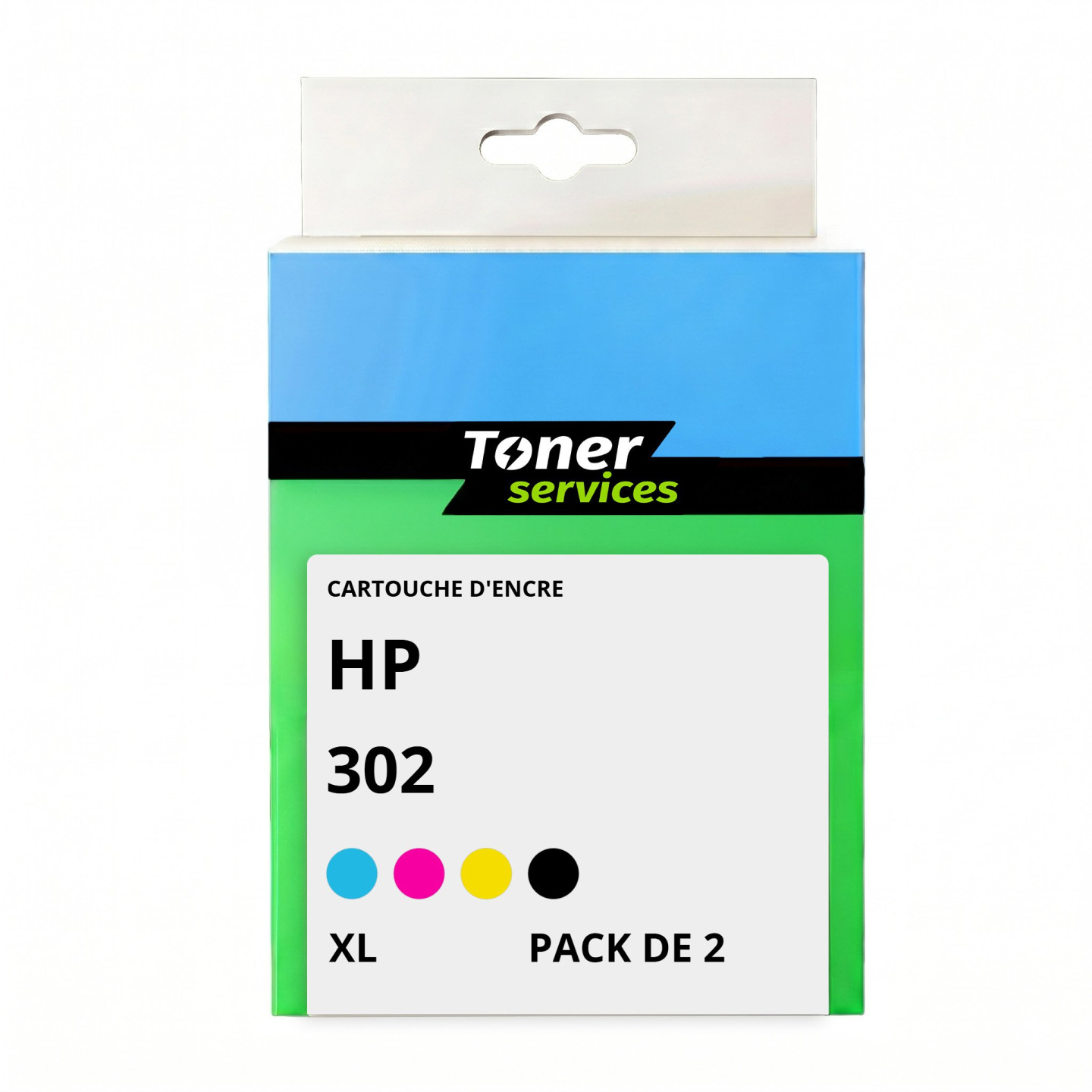 Pack De 2 Cartouches D encre Compatibles HP 302 XL Noir Et Tricolor