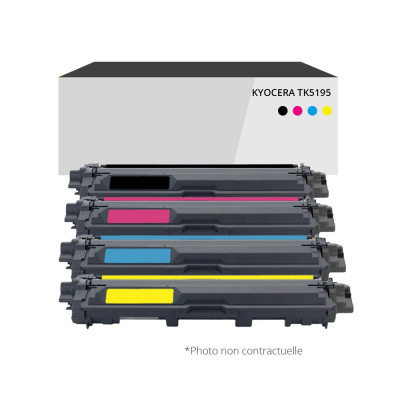 Toner compatible Kyocera TK5195 Noir et couleurs
