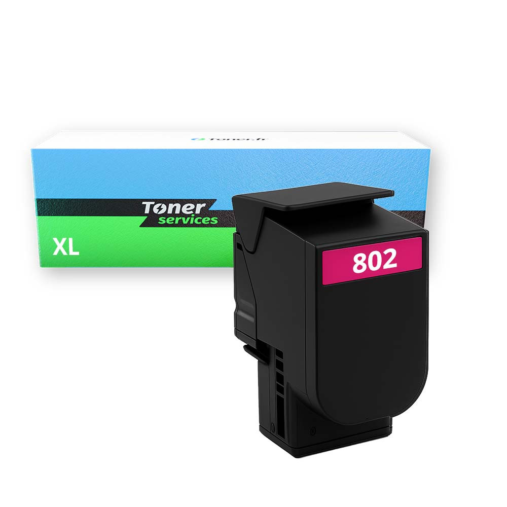 Toner compatible Lexmark 802 XL Magenta