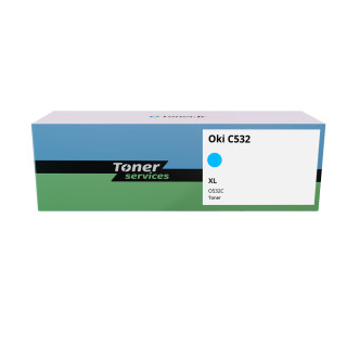 Toner compatible Oki C532 XL Cyan