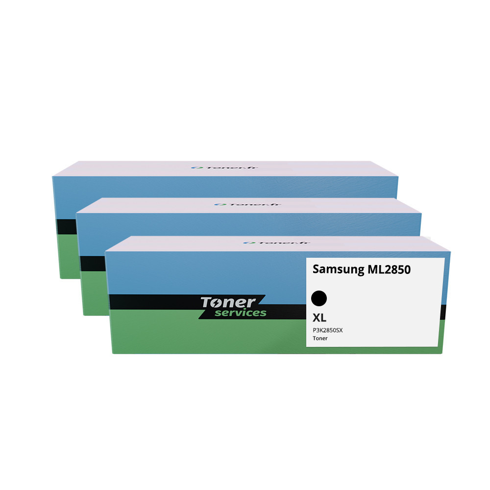 Pack de 3 toners compatible Samsung ML2850 Noir