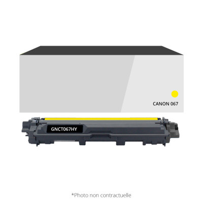 Toner compatible Canon 067 Jaune