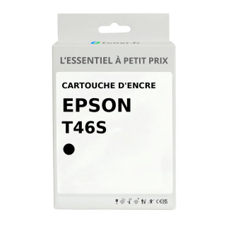 Cartouche d'encre compatible Epson T46S Noir - L'Essentiel à Petit Prix