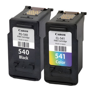 Pack de 2 cartouches d'encre Canon PG540/CL541 Noir et couleurs