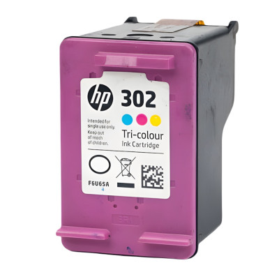 Cartouche D'encre Couleur 302XL Compatible HP - Pour Deskjet 1210/2130/3630, Officejet 3830/4650, Envy 4510/4520