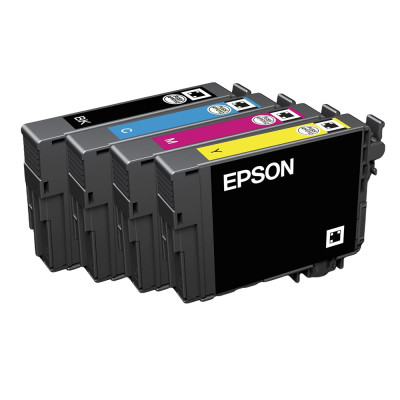 Pack de 4 cartouches d'encre Epson 29 XL Noir et couleurs