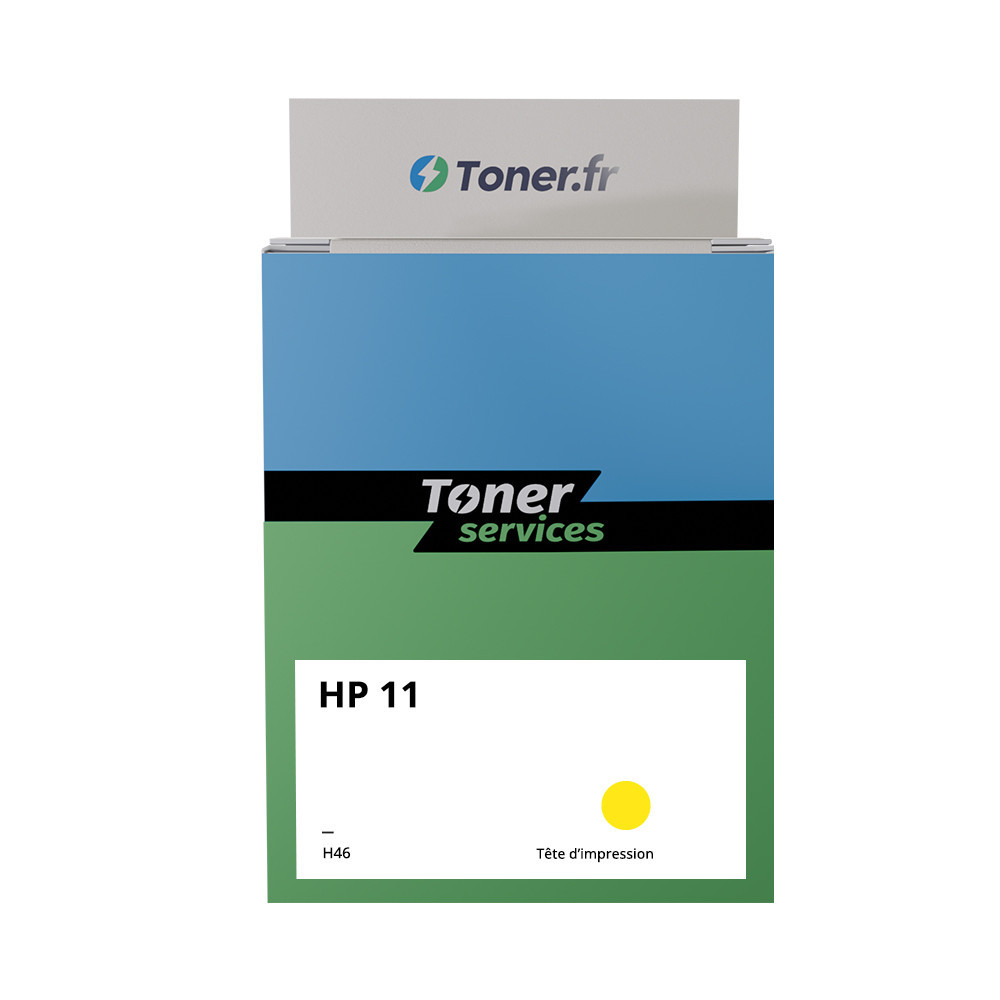 Cartouche d'encre compatible HP 11 Jaune