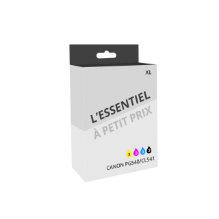 Pack de 6 cartouches d'encre compatibles Canon PG540/CL541 XL Noir et couleurs