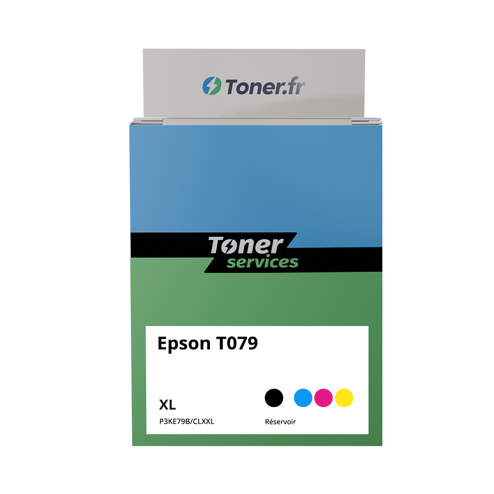 Pack de 3 cartouches d'encre compatibles Epson Chouette XL Noir et couleurs