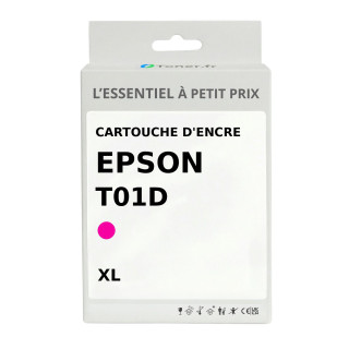 Cartouche d'encre compatible Epson T01D XL Magenta - L'Essentiel à Petit Prix