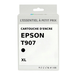 Cartouche d'encre compatible Epson T9071 Noir - L'Essentiel à Petit Prix