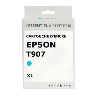Cartouche d'encre compatible Epson T9072 Cyan - L'Essentiel à Petit Prix