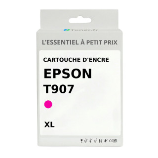 Cartouche d'encre compatible Epson T9073 Magenta - L'Essentiel à Petit Prix