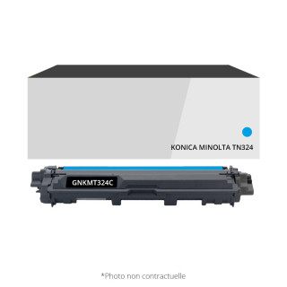 Toner compatible Konica minolta TN324  Cyan