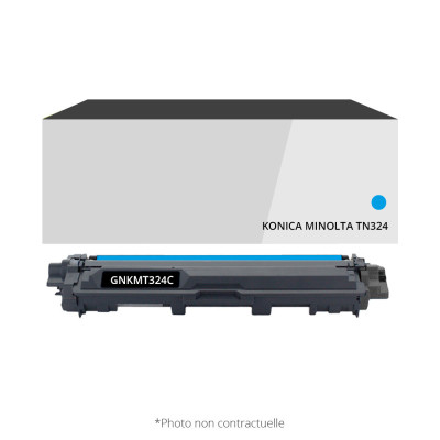 Toner compatible Konica minolta TN324  Cyan
