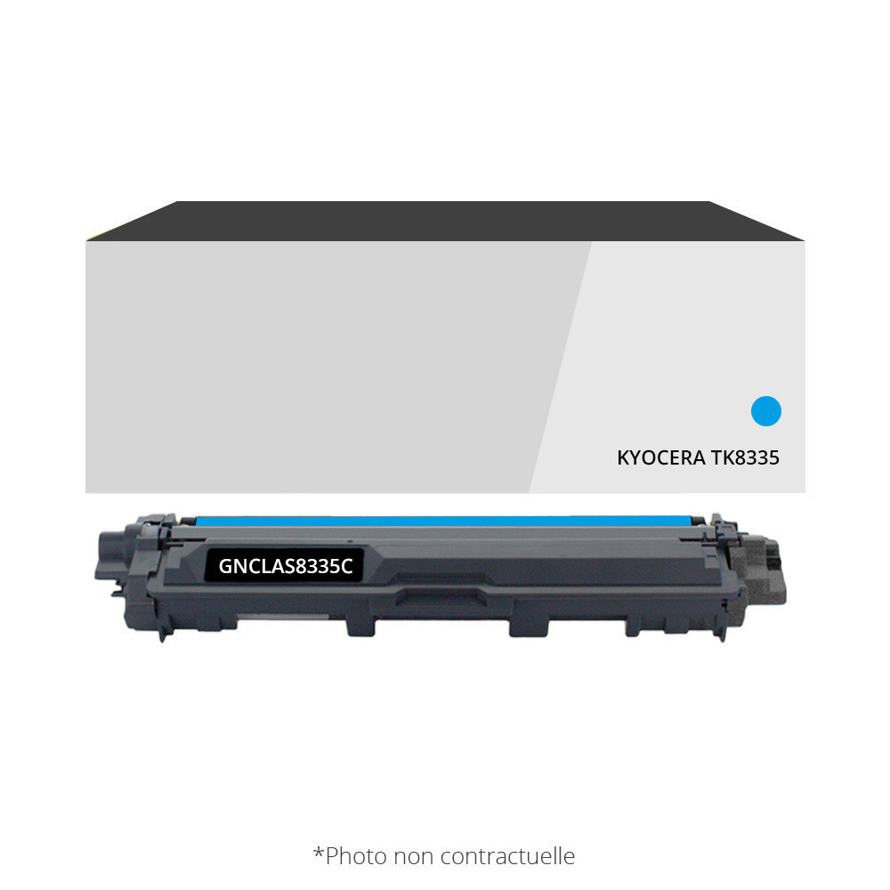 Toner compatible Kyocera TK8335 Cyan