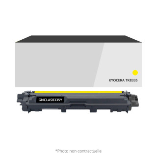Toner compatible Kyocera TK8335  Jaune
