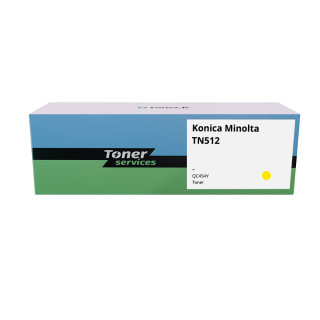 Toner compatible Konica minolta TN512  Jaune