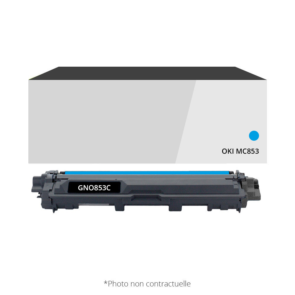 Toner compatible Oki MC853 Cyan