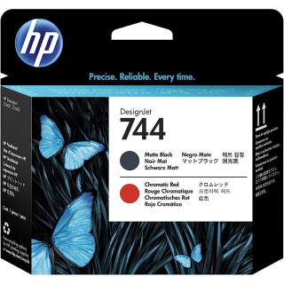 Cartouche d'encre  Hp 744  Noir mat/Rouge