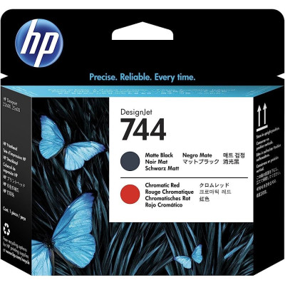 Cartouche d'encre  Hp 744  Noir mat/Rouge