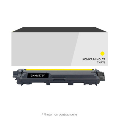 Toner compatible Konica minolta TNP79  Jaune