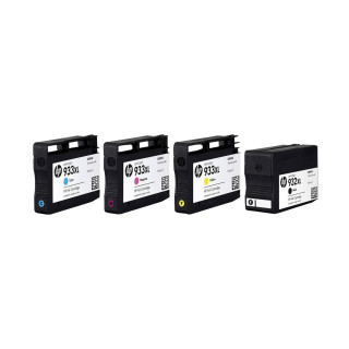 Pack de 4 cartouches d'encre  Hp 932/933 XL Noir et couleurs