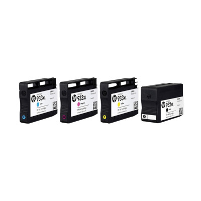 Pack de 4 cartouches d'encre  Hp 932/933 XL Noir et couleurs