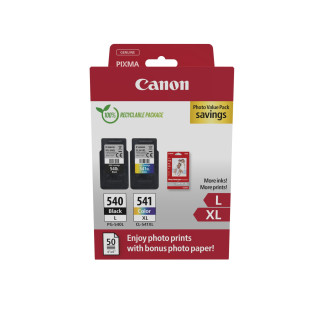 Cartouche Encre Remanufacturée Canon MX395 - CL541XL Couleur + 2x PG540XL Noir - Neuf
