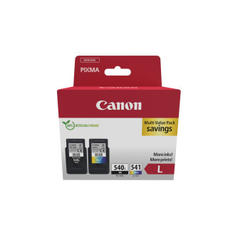 Pack de 2 cartouches d'encre  Canon PG540/CL541 XL Noir et couleurs