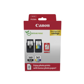Pack de 2 cartouches d'encre  Canon PG560/CL561  Noir et couleurs