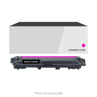Toner compatible Lexmark CS720/CS725 Magenta