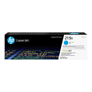 Toner cyan original HP 219X à rendement élevé (W2191X)