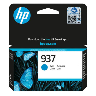 HP 937 - Cartouche Cyan HP 4S6W2NE - Originale