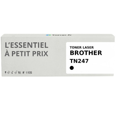 TN 247 - Toner compatible Noir - L'essentiel à petit prix 